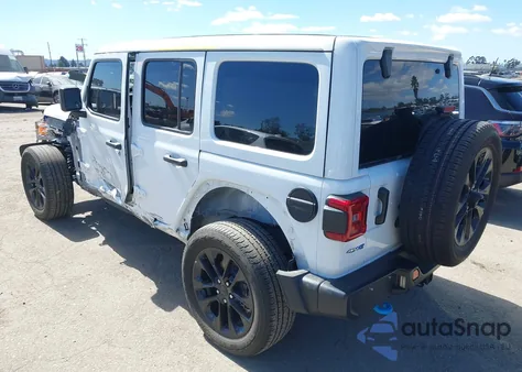 2022 Jeep Wrangler 4Xe Unlimited Sahara 4X4 z USA, uszkodzony, nr VIN 1C4JJXP69NW261068